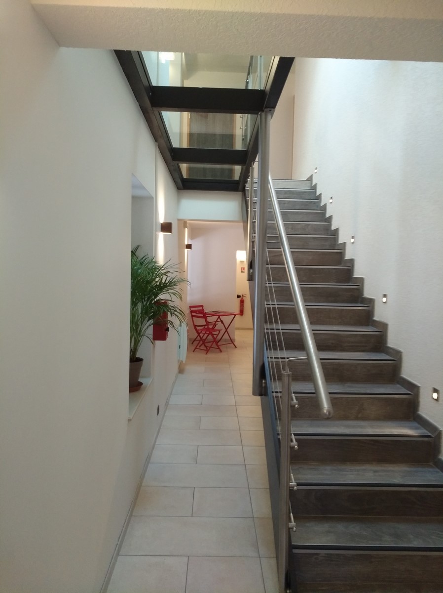 Hall de l'hôtel 3 étoiles hôtel 3 étoiles du domaine de Sommedieue, grande chambre en Meuse